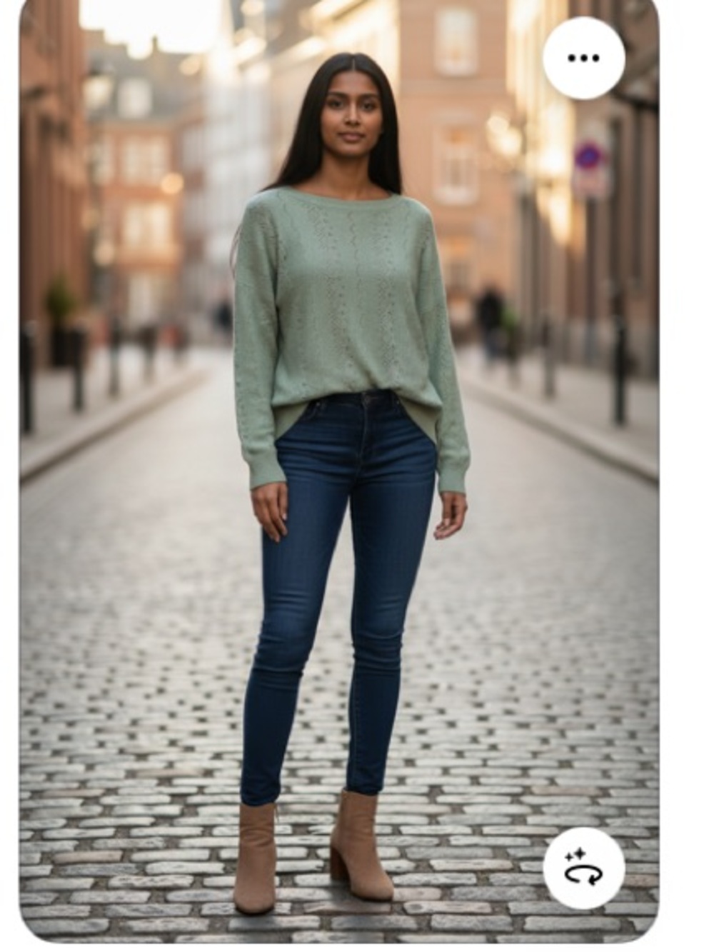 Esqualo Women's Green Sweater